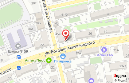 Банк Национальный стандарт на улице Богдана Хмельницкого на карте
