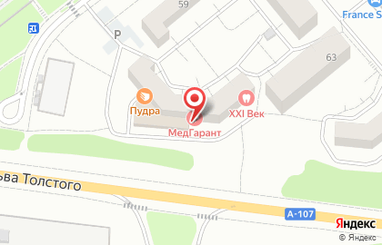 Эдем в Комсомольском переулке на карте