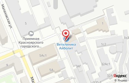 Ветеринарная клиника Айболит на улице Юности на карте