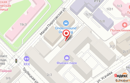 Детейлинг-студия Underground Detailing на Малой Пироговской улице на карте