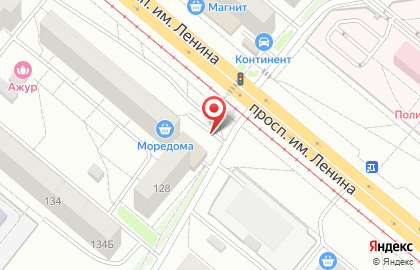 Сеть супермаркетов Радеж на проспекте Ленина, 128а на карте