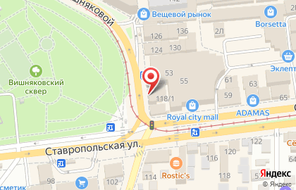 Салон @Optika.ru на улице имени Вишняковой на карте