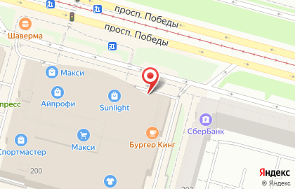 Ювелирный магазин Sunlight на проспекте Победы на карте