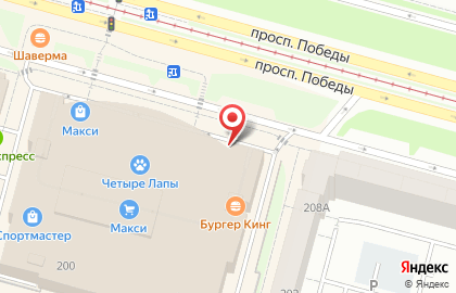 Магазин тортов на проспекте Победы на карте