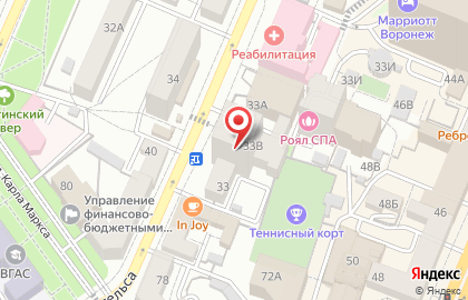Банкомат АКБ Инвестторгбанк на улице Фридриха Энгельса на карте