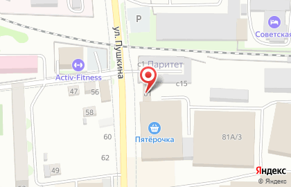 Компания DIO на улице Пушкина на карте