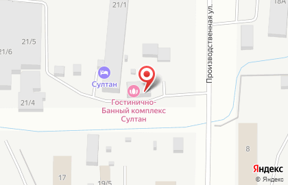 Производственная компания ФальКо на Производственной улице на карте