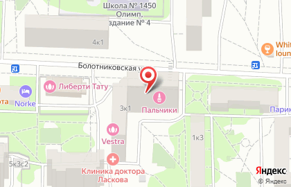 Академия развития интеллекта AMAkids на Болотниковской улице, 3 к 1 на карте