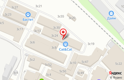 Гостиница Cat&Cat на карте
