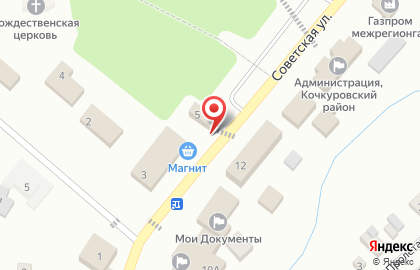 Мордовкоопкнига на Советской улице на карте