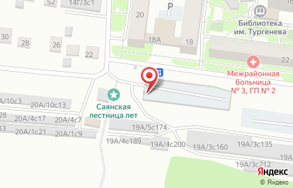 Автостоянка в Красноярске на карте