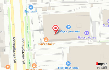 Салон мебели Парус-Мебель на Молодёжной улице на карте