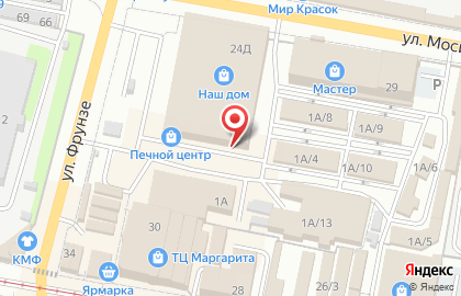 Магазин и хозтоваров на улице Коминтерна на карте