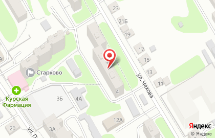 Парикмахерская Тет-а-Тет в Центральном районе на карте
