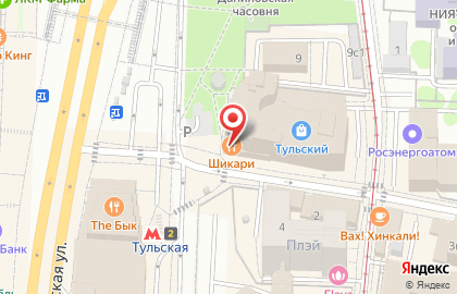 Аптека А5 в ТЦ Тульский на карте