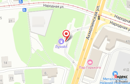 Банкомат ФКБ Петрокоммерц на метро Бурнаковская на карте