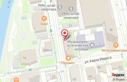 Банкомат Уралпромбанк в Ленинском районе на карте