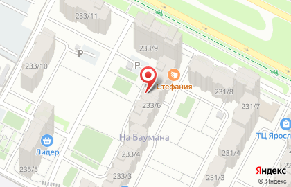 Жилые комплексы, МУП Управление капитального строительства г. Иркутска на улице Баумана 233/7 на карте