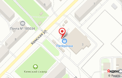 Киоск по продаже рыбы на Кемской улице на карте