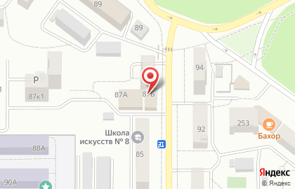 Продуктовый магазин Вера в Центральном районе на карте