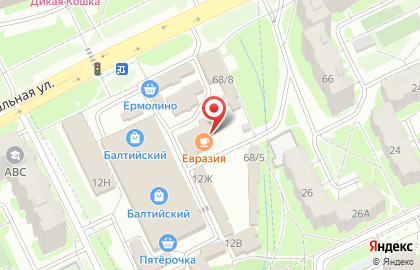 Центр проката инструмента и оборудования на Балтийской улице на карте