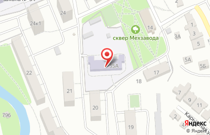 Детский сад №48 в Рязани на карте