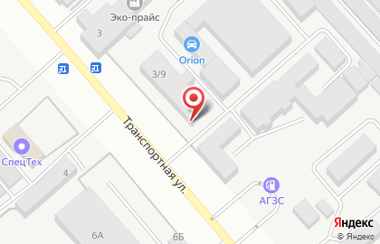 Торговый дом Рутения на Транспортной улице на карте