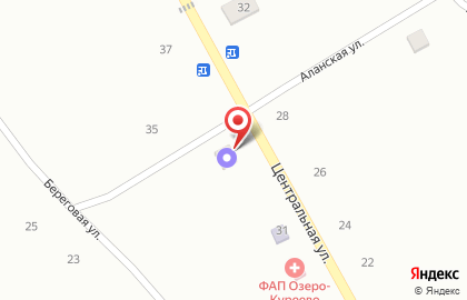 Участковый пункт полиции с. Озеро-Куреево на карте