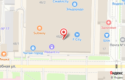 Yota в Томске на карте