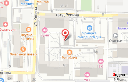 Салон красоты Beauty Time в Прикубанском районе на карте