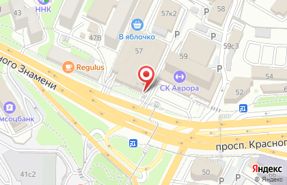 Банкомат ДВБ на проспекте Красного Знамени на карте