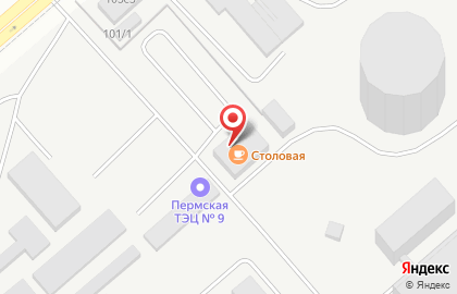 Столовая в Перми на карте