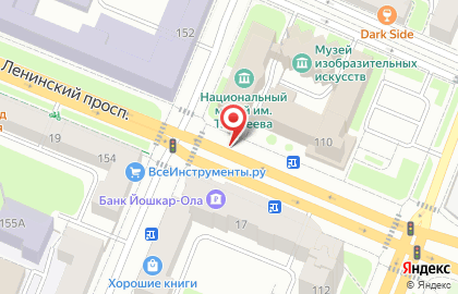 Киоск по продаже цветов на Вознесенской улице на карте