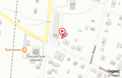 Магазин автотоваров на Комсомольской на карте