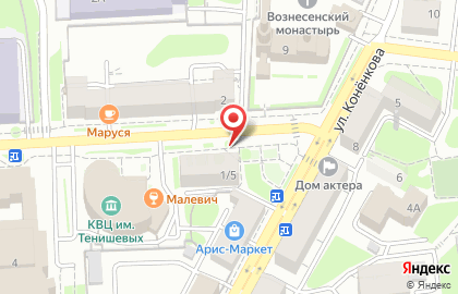 Салон "Точка Красоты" на улице Пржевальского на карте