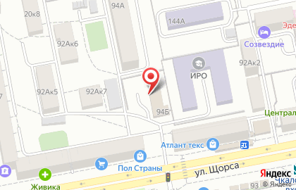 Центр автопроката русРЕНТАкар в Екатеринбурге на карте