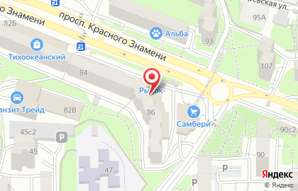 Аптека Городская Объединенная Социальная Аптека на проспекте Красного Знамени на карте