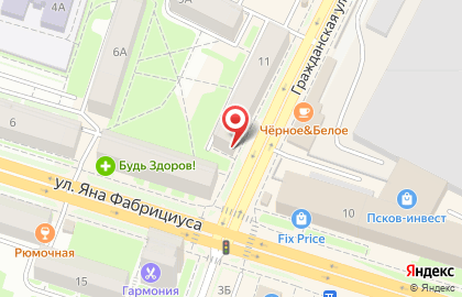 Магазин Рукоделие в Пскове на карте