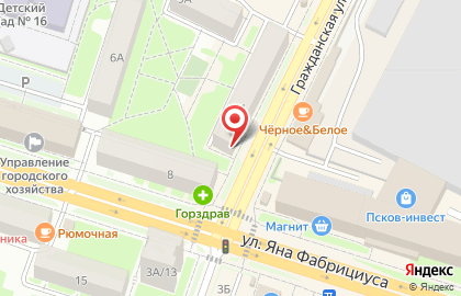 Магазин Рукоделие в Пскове на карте