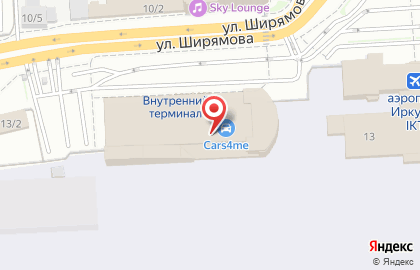 Авиакомпания ЮТэйр в Октябрьском районе на карте