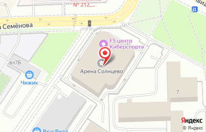 Футбольная школа Александра Панова Пантера на Авиаторов на карте