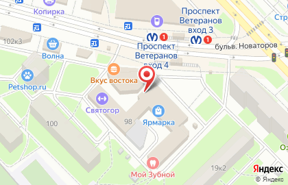 Школа танцев Tequila Dance HobbyClick на бульваре Новаторов на карте