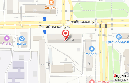 Магазин овощей и фруктов на Октябрьской улице на карте