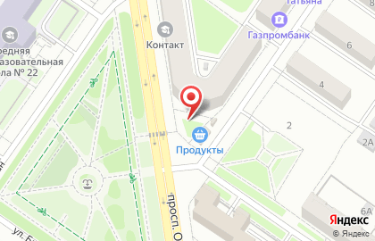 Продуктовый магазин в Екатеринбурге на карте