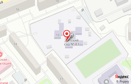 # 83 Подсолнушки Детский сад на карте