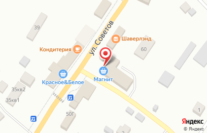 Супермаркет Магнит в Санкт-Петербурге на карте