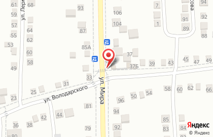 Продуктовый магазин Сладкоежка на улице Мира на карте