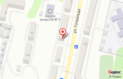 Универсальный магазин Варвара на улице Готвальда на карте