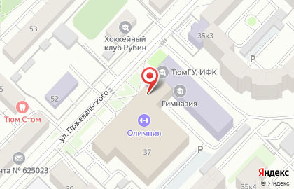 Столовая №8 на улице Пржевальского на карте