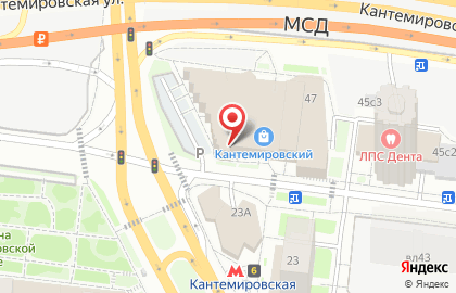 Банкомат СберБанк на Кантемировской улице, 47 на карте